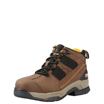 Ariat Contender Steel Toe - Werkschoenen Bruin Heren - 30676-873